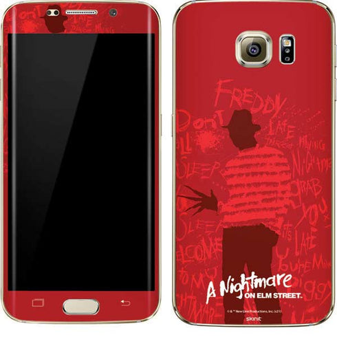 Nightmare on Elm Street Dont Fall Asleep Galaxy S7 Edge Skin