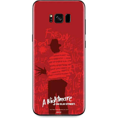 Nightmare on Elm Street Dont Fall Asleep Galaxy S8 Plus Skin