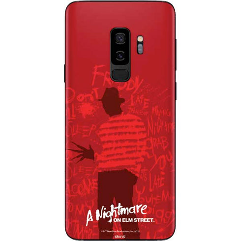 Nightmare on Elm Street Dont Fall Asleep Galaxy S9 Plus Skin