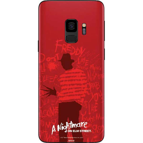 Nightmare on Elm Street Dont Fall Asleep Galaxy S9 Skin