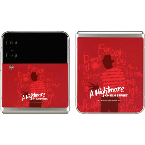 Nightmare on Elm Street Dont Fall Asleep Galaxy Z Flip3 5G Skin