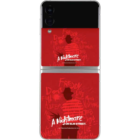 Nightmare on Elm Street Dont Fall Asleep Galaxy Z Flip3 5G Skin