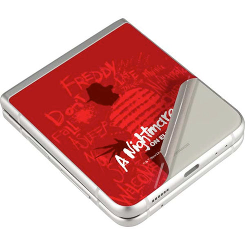 Nightmare on Elm Street Dont Fall Asleep Galaxy Z Flip3 5G Skin