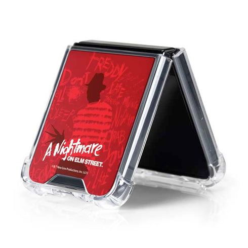 Nightmare on Elm Street Dont Fall Asleep Galaxy Z Flip5 5G Clear Case
