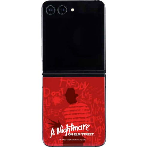 Nightmare on Elm Street Dont Fall Asleep Galaxy Z Flip5 5G Skin