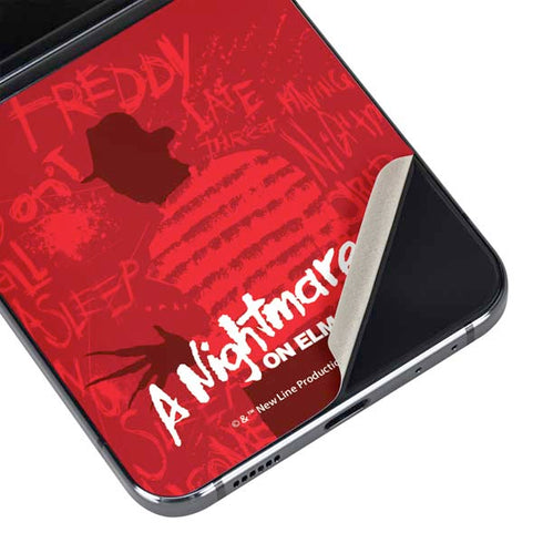 Nightmare on Elm Street Dont Fall Asleep Galaxy Z Flip5 5G Skin