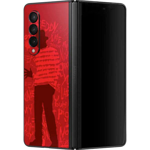 Nightmare on Elm Street Dont Fall Asleep Galaxy Z Fold3 5G Skin