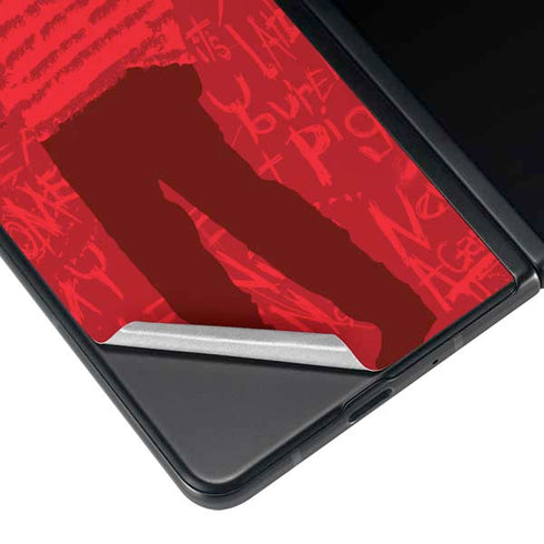 Nightmare on Elm Street Dont Fall Asleep Galaxy Z Fold3 5G Skin