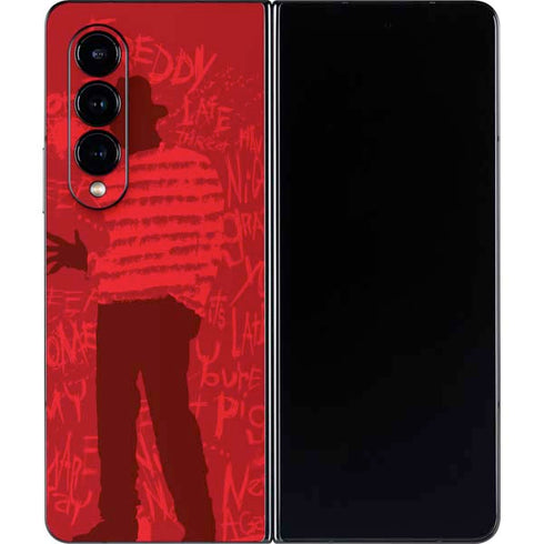 Nightmare on Elm Street Dont Fall Asleep Galaxy Z Fold4 5G Skin