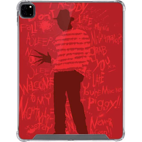 Nightmare on Elm Street Dont Fall Asleep iPad Pro 12.9in (2020) Clear Case