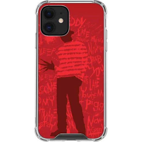 Nightmare on Elm Street Dont Fall Asleep iPhone 12 Mini Clear Case