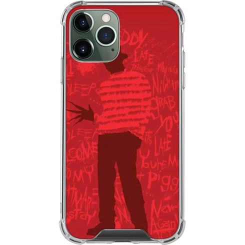 Nightmare on Elm Street Dont Fall Asleep iPhone 12 Pro Clear Case