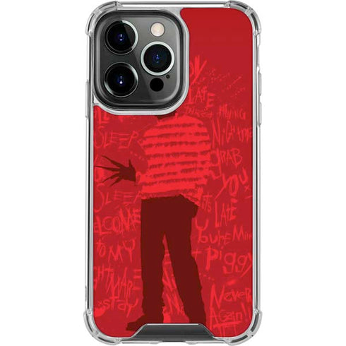 Nightmare on Elm Street Dont Fall Asleep iPhone 13 Pro Clear Case