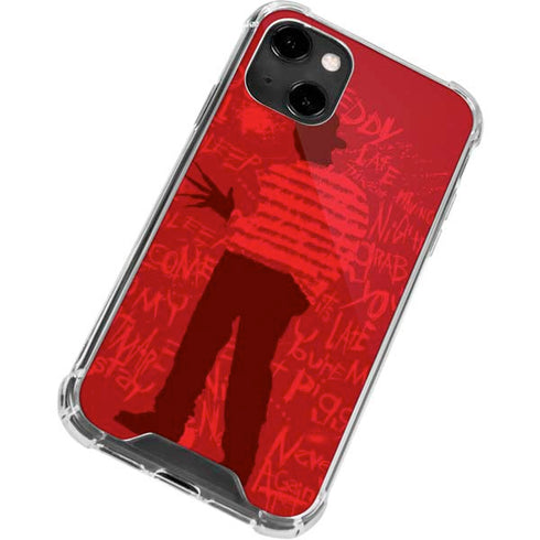 Nightmare on Elm Street Dont Fall Asleep iPhone 14 Clear Case