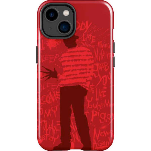 Nightmare on Elm Street Dont Fall Asleep iPhone 14 Plus Impact Case