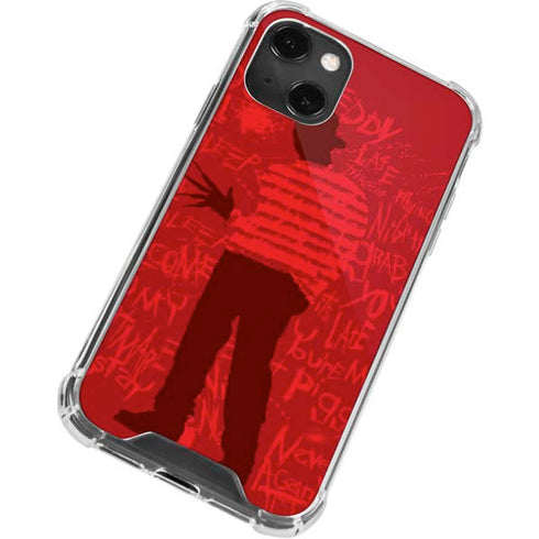 Nightmare on Elm Street Dont Fall Asleep iPhone 14 Plus Clear Case