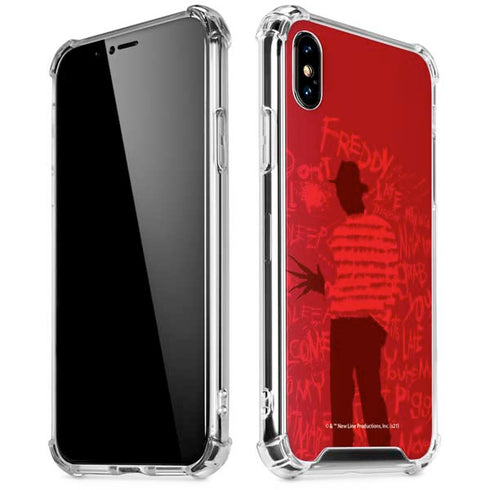Nightmare on Elm Street Dont Fall Asleep iPhone XS Max Clear Case
