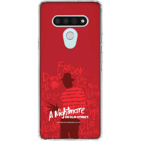 Nightmare on Elm Street Dont Fall Asleep LG Stylo 6 Clear Case