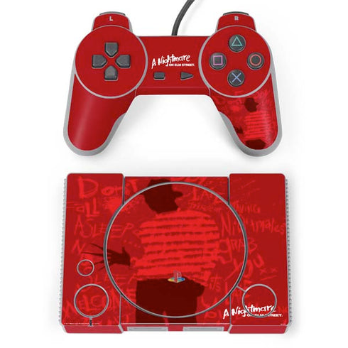 Nightmare on Elm Street Dont Fall Asleep PlayStation Classic Bundle Skin