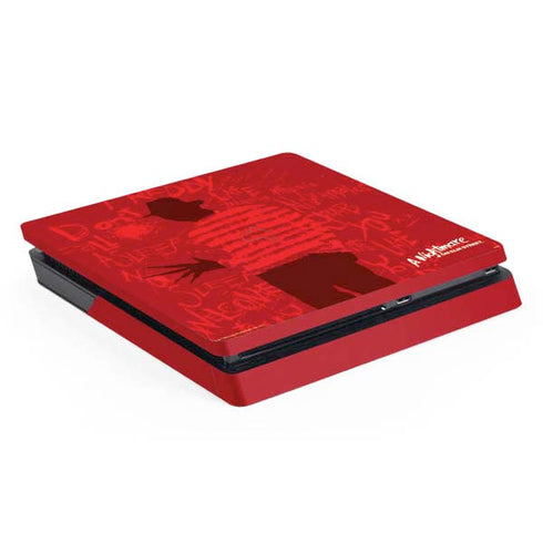 Nightmare on Elm Street Dont Fall Asleep PS4 Slim Skin