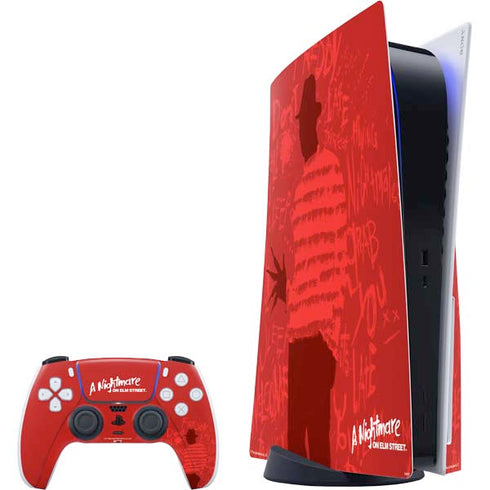 Nightmare on Elm Street Dont Fall Asleep PS5 Bundle Skin