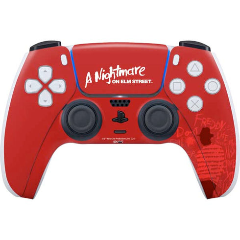 Nightmare on Elm Street Dont Fall Asleep PS5 Controller Skin