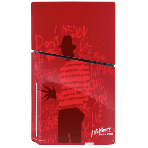 Nightmare on Elm Street Dont Fall Asleep PS5 Slim Disk Bundle Skin