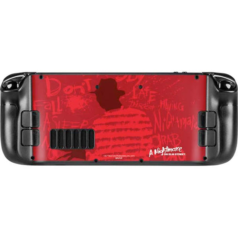 Nightmare on Elm Street Dont Fall Asleep Steam Deck Handheld Gaming Computer Skin