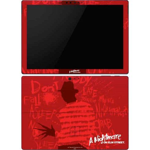 Nightmare on Elm Street Dont Fall Asleep Surface Pro 6 Skin