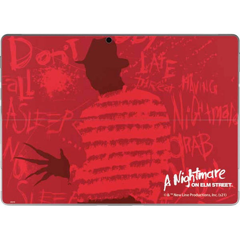 Nightmare on Elm Street Dont Fall Asleep Surface Pro 8 Skin