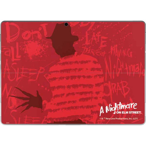 Nightmare on Elm Street Dont Fall Asleep Surface Pro 9 Skin