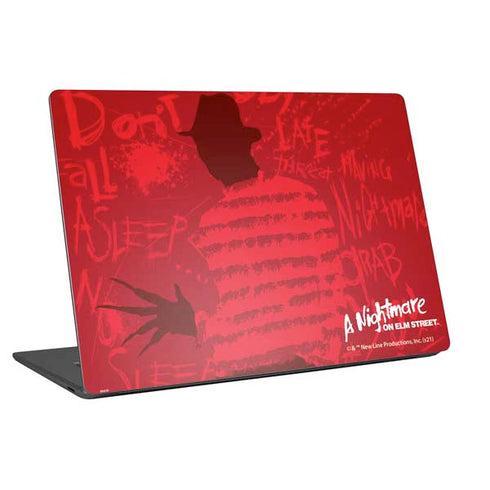 Nightmare on Elm Street Dont Fall Asleep Universal Laptop 16.6in (13.4 x 9.7in) Skin