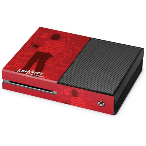 Nightmare on Elm Street Dont Fall Asleep Xbox One Console Skin