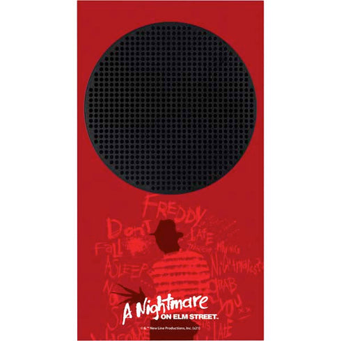 Nightmare on Elm Street Dont Fall Asleep Xbox Series S Console Skin