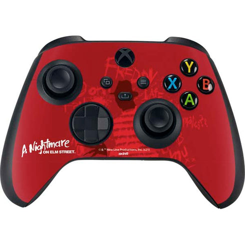 Nightmare on Elm Street Dont Fall Asleep Xbox Series X Controller Skin