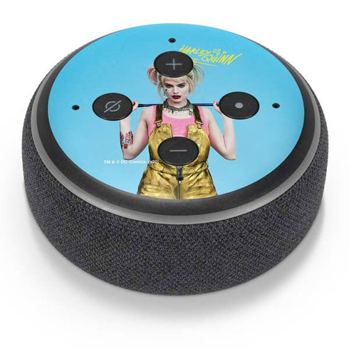 DC Comics Harley Quinn Movie Charcater Poster Amazon Echo Dot Skin