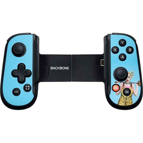 DC Comics Harley Quinn Movie Charcater Poster Backbone One for iPhone Game Controller Skin