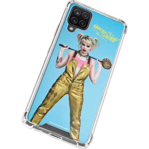 DC Comics Harley Quinn Movie Charcater Poster Galaxy A12 Clear Case