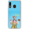 DC Comics Harley Quinn Movie Charcater Poster Galaxy A20 Clear Case