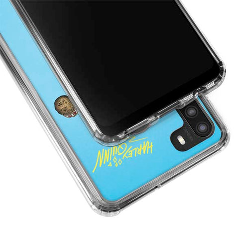 DC Comics Harley Quinn Movie Charcater Poster Galaxy A21 Clear Case