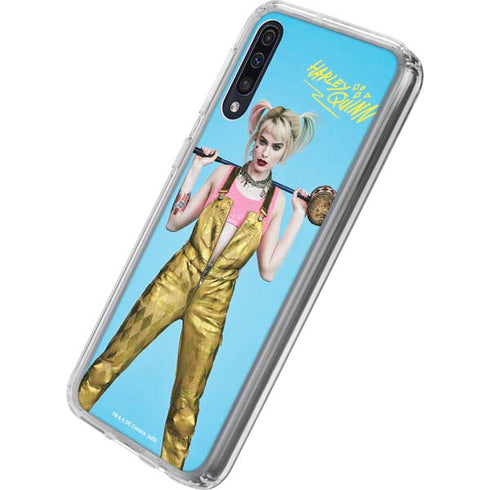 DC Comics Harley Quinn Movie Charcater Poster Galaxy A50 Clear Case