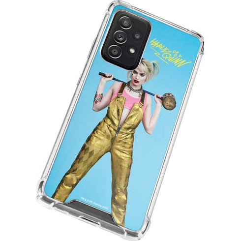 DC Comics Harley Quinn Movie Charcater Poster Galaxy A52 5G Clear Case
