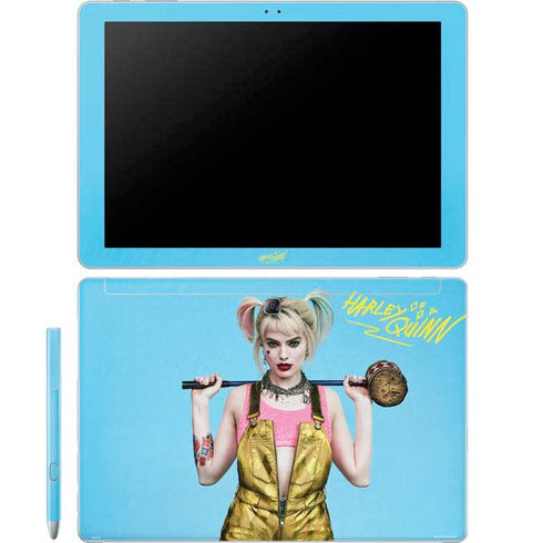 DC Comics Harley Quinn Movie Charcater Poster Galaxy Book 12in Skin