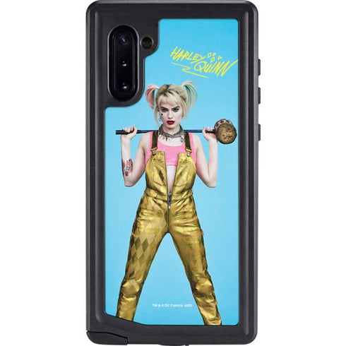 DC Comics Harley Quinn Movie Charcater Poster Galaxy Note 10 Waterproof Case