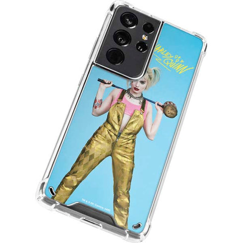 DC Comics Harley Quinn Movie Charcater Poster Galaxy S21 Ultra 5G Clear Case