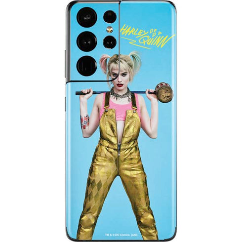 DC Comics Harley Quinn Movie Charcater Poster Galaxy S21 Ultra 5G Skin