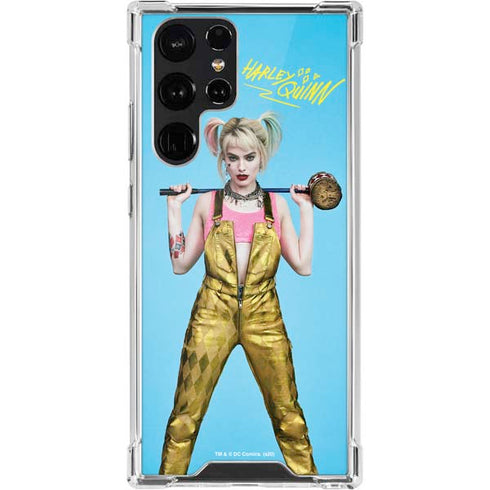 DC Comics Harley Quinn Movie Charcater Poster Galaxy S22 Ultra Clear Case