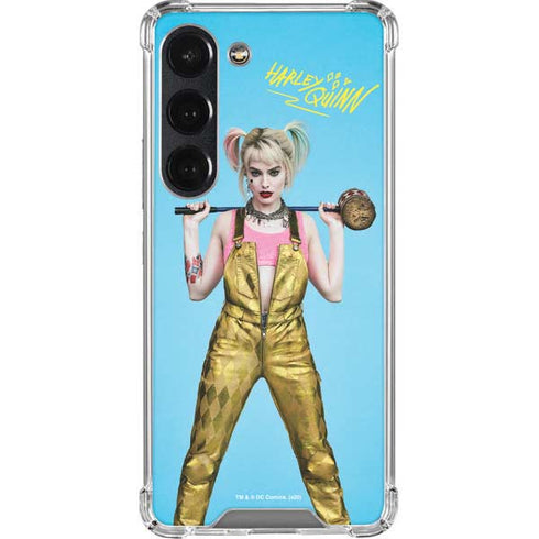 DC Comics Harley Quinn Movie Charcater Poster Galaxy S23 Clear Case