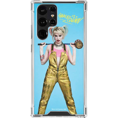 DC Comics Harley Quinn Movie Charcater Poster Galaxy S24 Ultra Clear Case