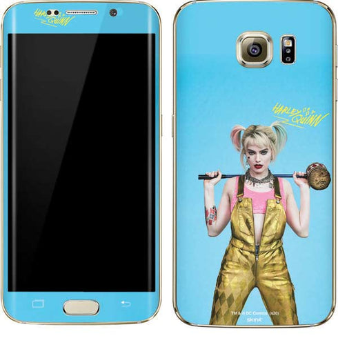 DC Comics Harley Quinn Movie Charcater Poster Galaxy S7 Edge Skin